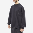 GOOPiMADE x WildThings Long Sleeve T-Shirt in Lava Smoke