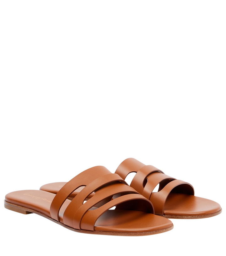 Photo: Gianvito Rossi Leather slides