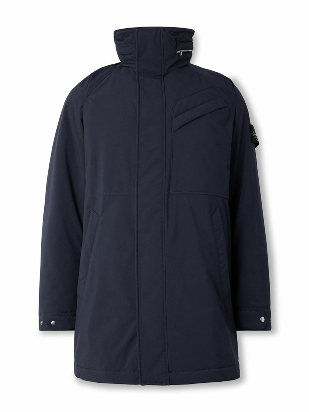 Photo: Stone Island - Logo-Appliquéd SHELL-R_e.dye® PrimaLoft® Coat - Blue