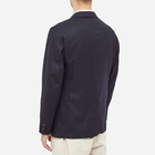 Beams Plus Men's 3B Flannel Jacket in Navy