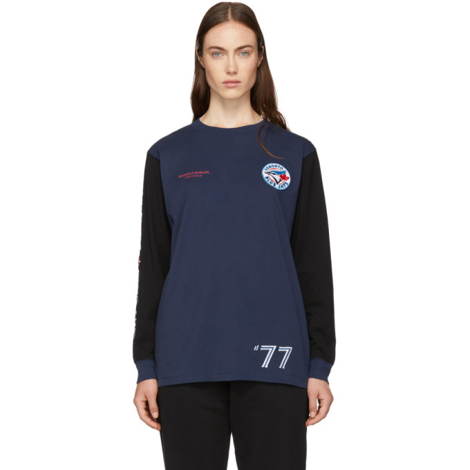 Toronto Blue Jays Long-Sleeved Tees, Blue Jays Raglan, Long-Sleeve T-Shirts