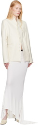 AARON ESH SSENSE Exclusive Bridal Capsule Collarless Blazer