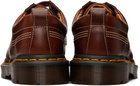 Dr. Martens Brown Lowell Leather Moc Toe Derbys