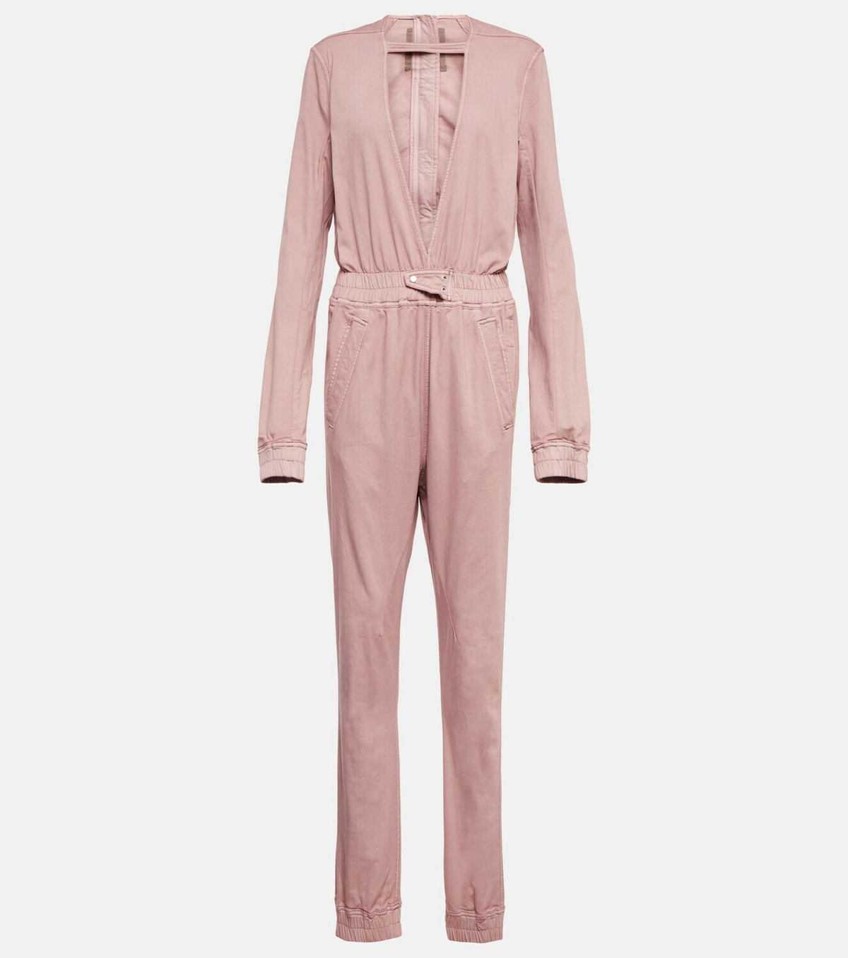 Rick Owens - Coated denim jumpsuit