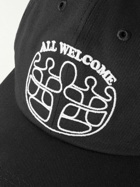 GOOD MORNING TAPES - All Welcome Logo-Embroidered Organic Cotton-Twill Baseball Cap