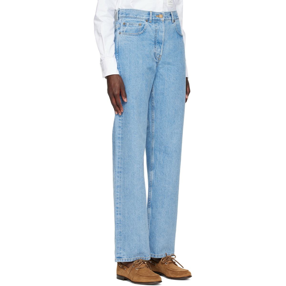 Thom Browne Blue Selvedge Denim Jeans