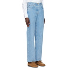 Thom Browne Blue Selvedge Denim Jeans