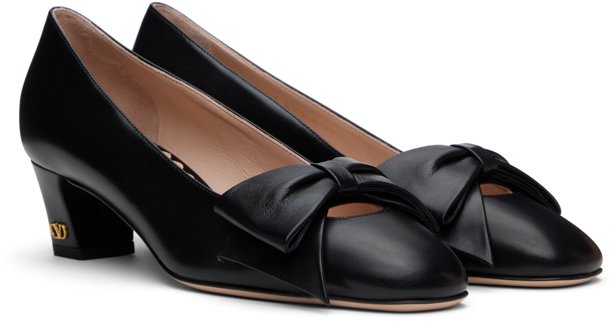 パンプス VALENTINO GARAVANI DECOLLETE BOWOW BLACK Valentino Garavani Décolleté Bowow black | TheDoubleF