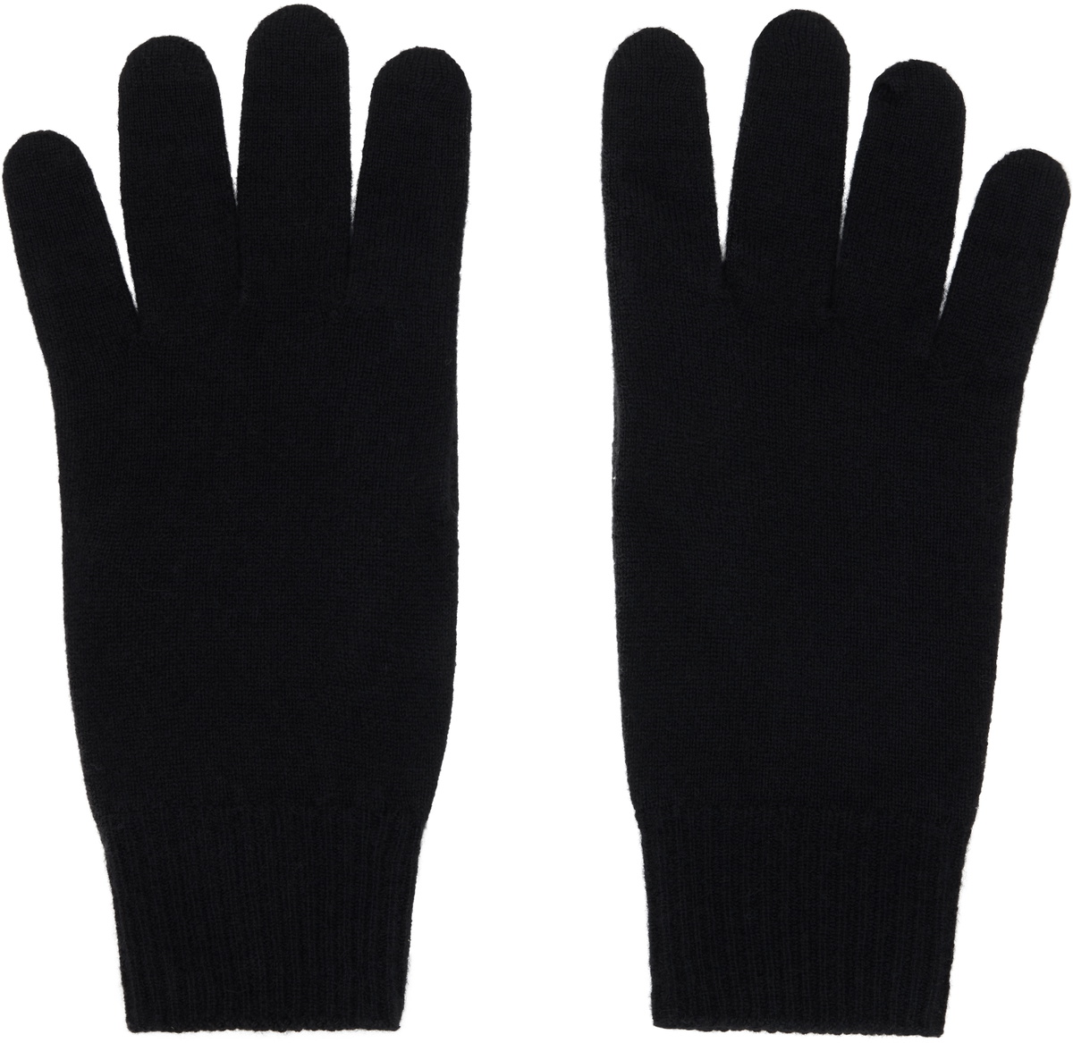 The Row Black Leomarie Gloves