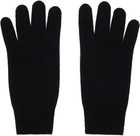 The Row Black Leomarie Gloves