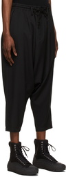 Yohji Yamamoto Black Wool Trousers