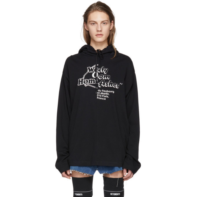 Photo: Vetements Black Hometown Light Hoodie