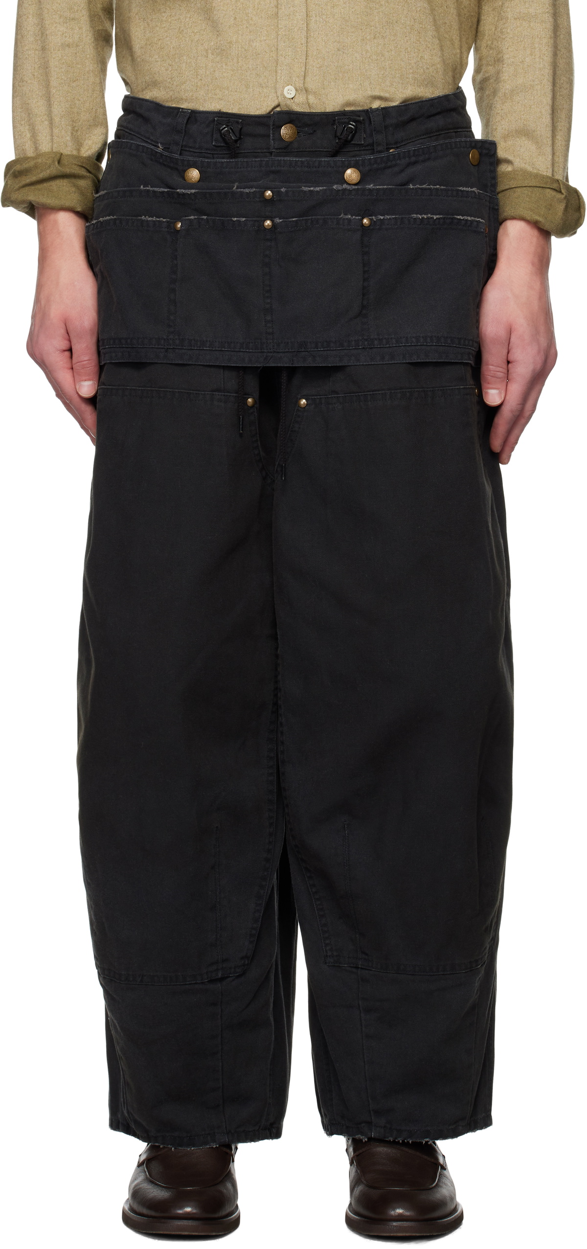 Needles Women's H.D. Pant Apron in Black Needles