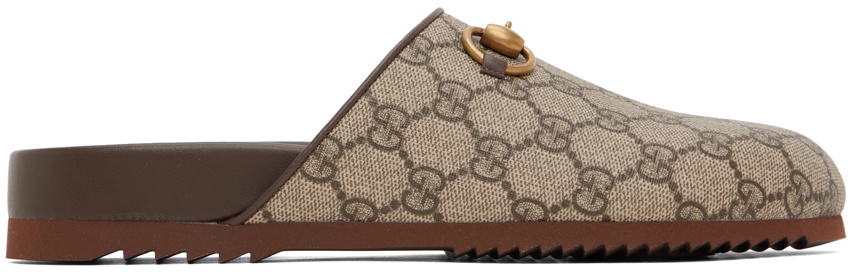 Gucci best sale slipper beige