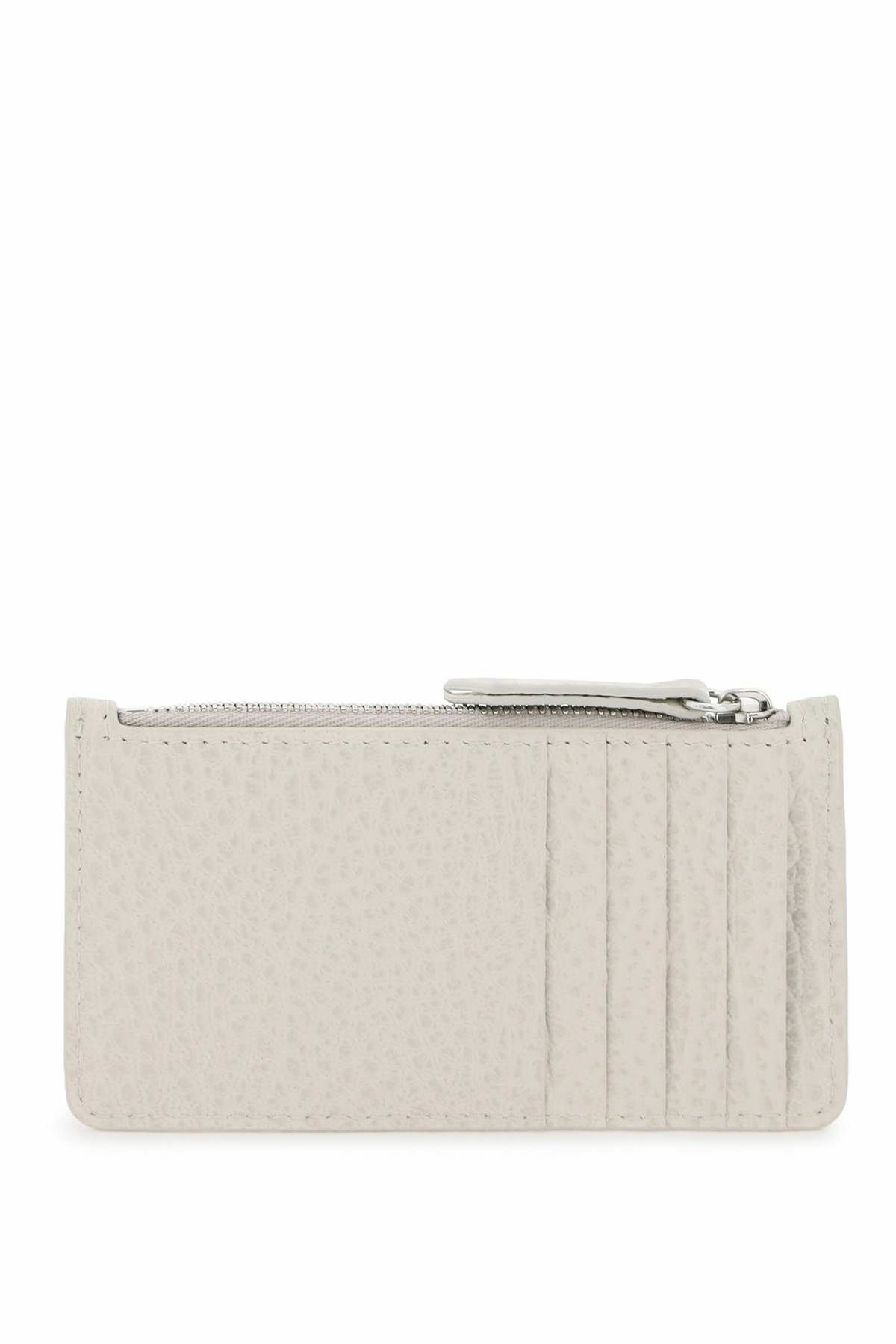 【MAISON MARGIELA】LEATHER CARD HOLDER WHITE Four Stitches Cardholder in White – SVRN