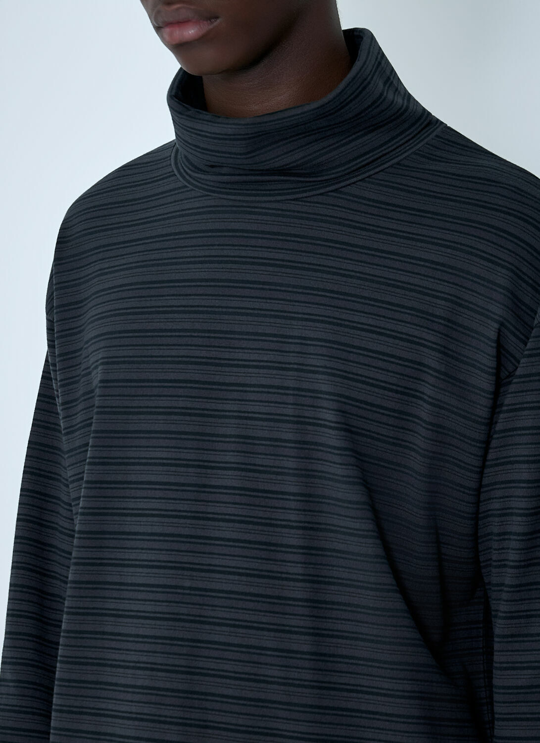 Comme des Garçons Homme Turtleneck Striped Sweater