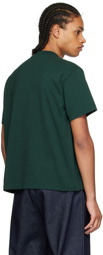 Sunnei Green Cotton T-Shirt