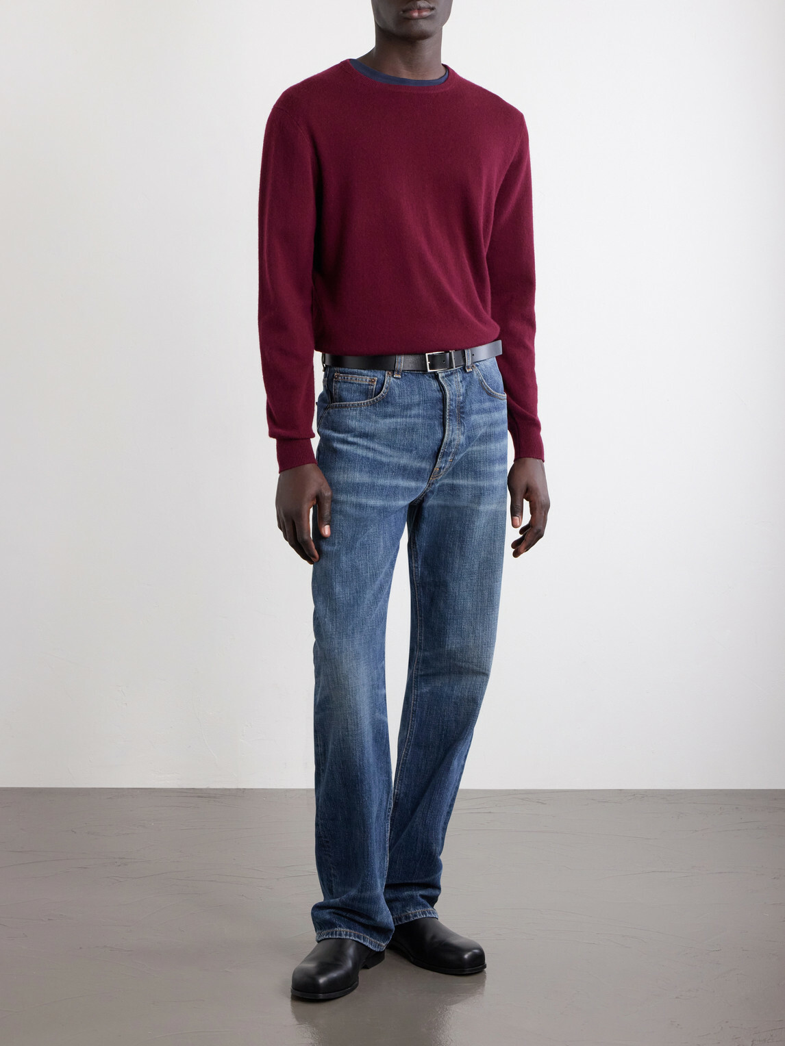 Jeanerica - Vega Straight-Leg Mid-Rise Cotton-Blend Jeans - Blue