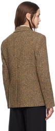 BOSS Brown Herringbone Blazer