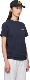 Sporty & Rich Navy 'Health is Wealth' T-shirt