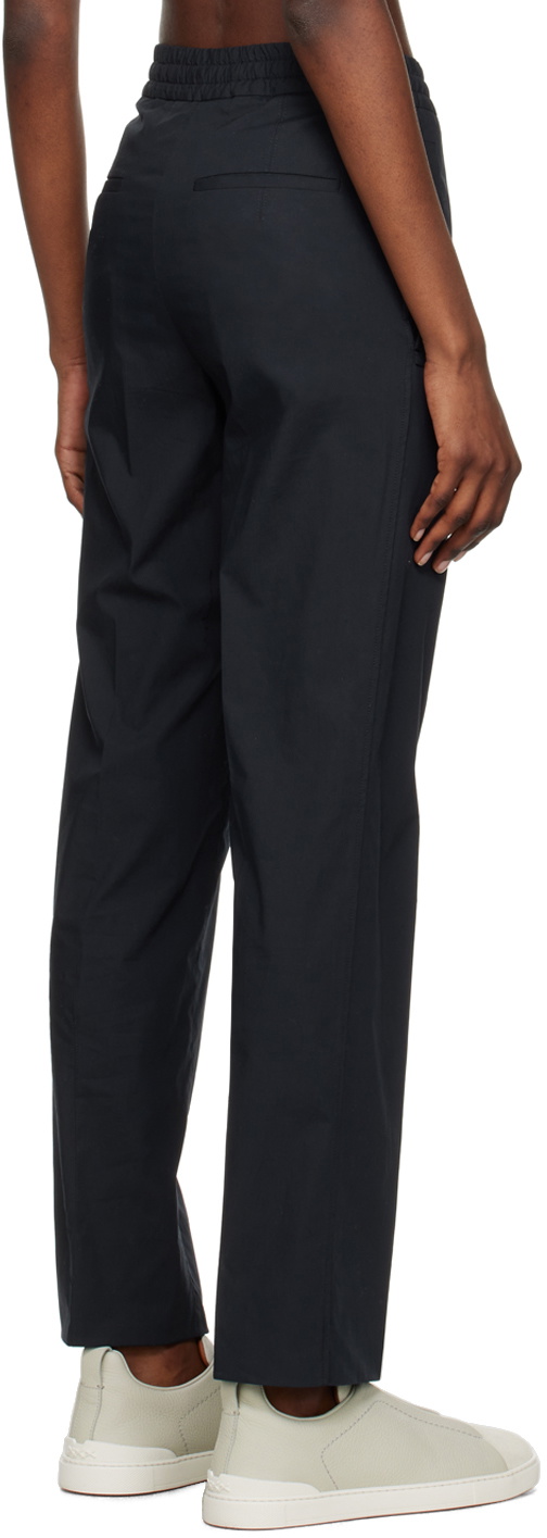 ZEGNA Navy Elasticized Trousers