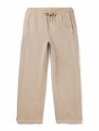 A.P.C. - Vincent Straight-Leg Cotton-Twill Drawstring Trousers - Neutrals