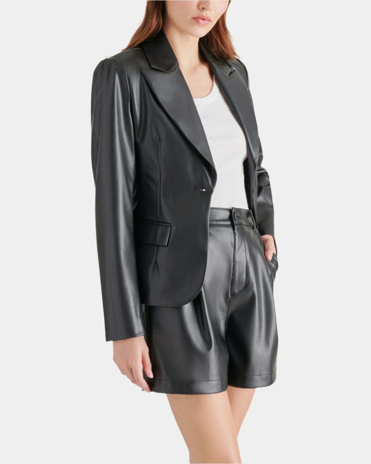 Steve Madden Cinched Blazer in Black