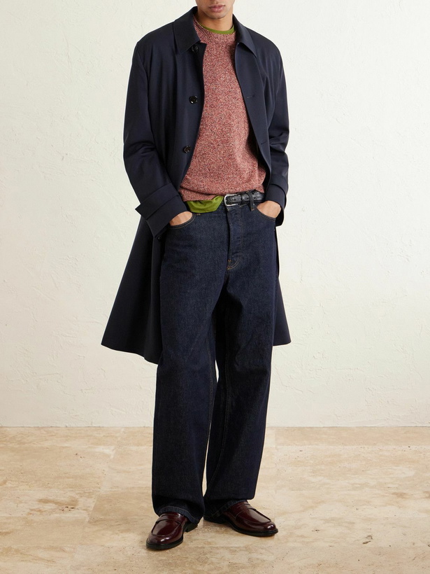 Photo: Inis Meáin - Linen and Cotton-Blend Sweater - Brown