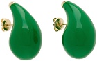Bottega Veneta Green Drop Earrings