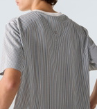 Loewe x On striped technical jersey T-shirt