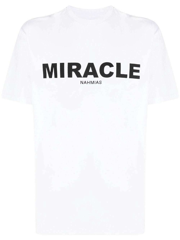 Photo: NAHMIAS - Miracle Print Cotton T-shirt