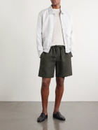 Mr P. - Striped Linen T-Shirt - Neutrals
