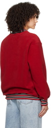 Rhude Red Half-Zip Jacket