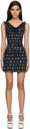 Maisie Wilen Black Volte Minidress