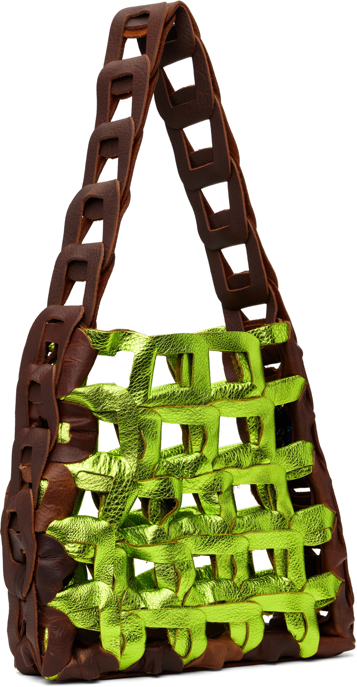 SC103 Brown & Green Links Bag
