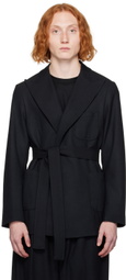 RAINMAKER KYOTO Black Belted Blazer