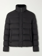 Herno - Arendelle Plush-Trimmed Quilted Shell Down Jacket - Black