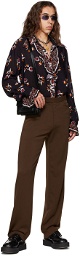 Anna Sui SSENSE Exclusive Brown Trousers