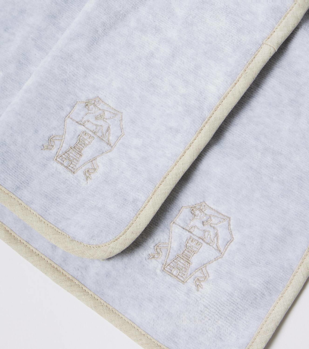 Brunello Cucinelli Set of 2 cotton terry hand towels