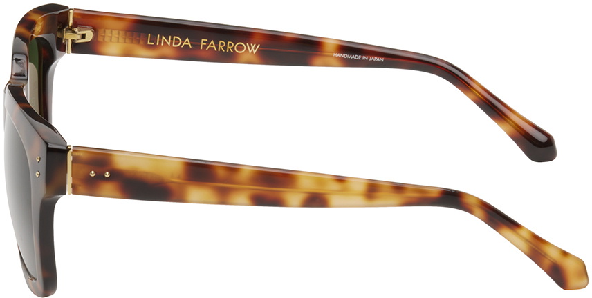 LINDA FARROW Tortoiseshell Max Sunglasses