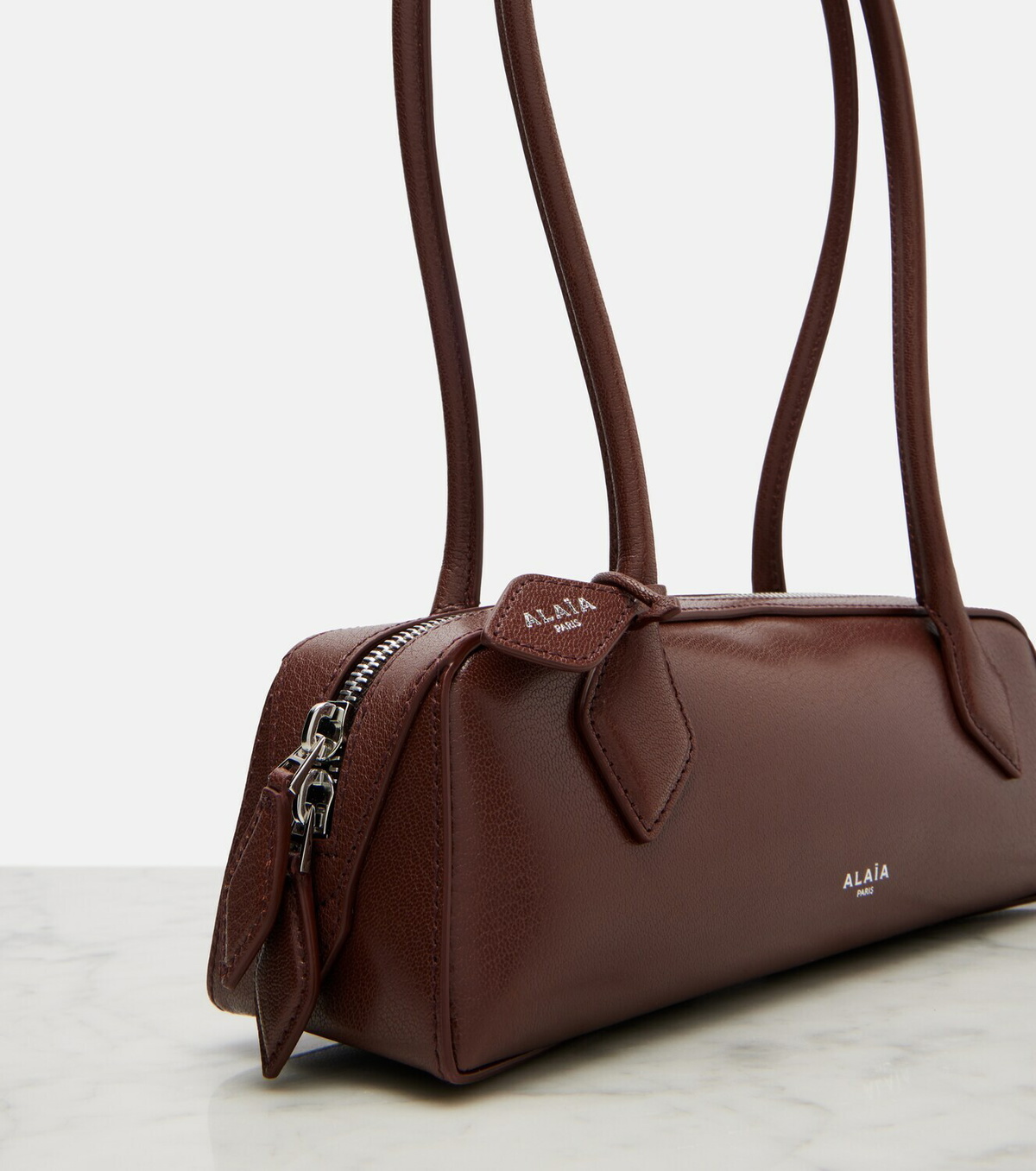 Alaïa Le Teckel Small leather shoulder bag
