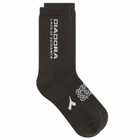 Diadora x Lack of Guidance Socks in Grey