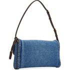 Valentino Garavani Blue Devain Small Denim Shoulder Bag