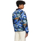 Kenzo Reversible Navy Down KENZO World Puffer Jacket