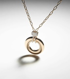 Pomellato Iconica 18kt rose gold pendant necklace with diamonds