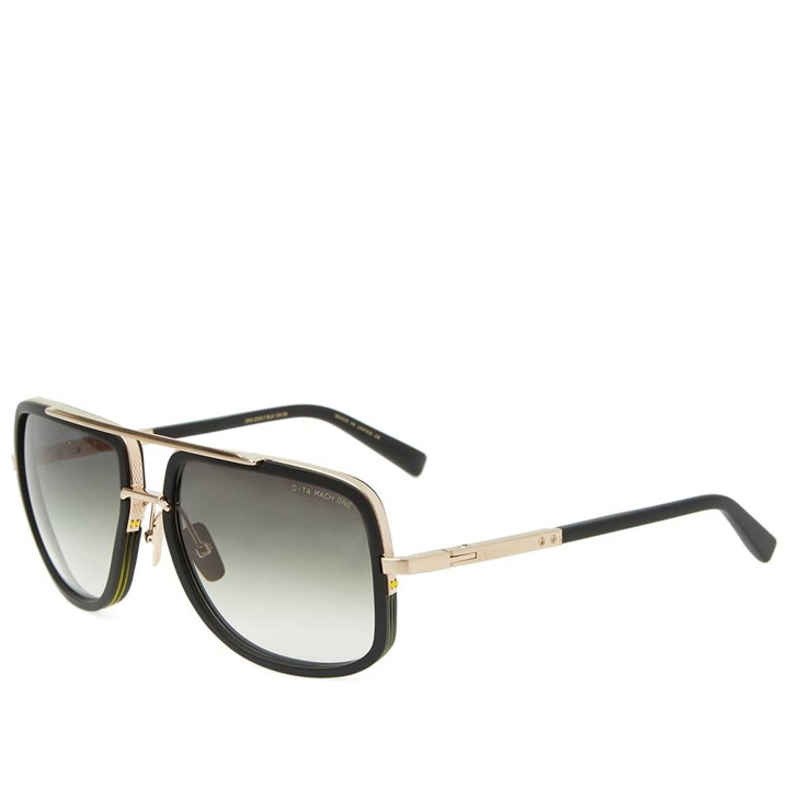 Photo: Dita Mach-One Sunglasses Matte Black & G-15