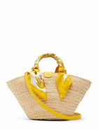 DOLCE & GABBANA Small Kendra Straw Tote Bag