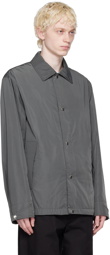 Lanvin Gray Embroidered Jacket