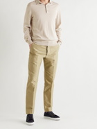 LORO PIANA - Knitted Cotton Polo Shirt - Neutrals - XXL