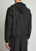 Daily Paper Amadi Hooded Shell Jacket Black